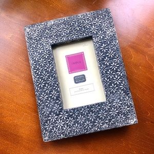 World Market metal floral engraved frame